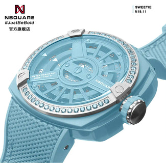 NSQUARE Sweetie Quartz Watch -51mm N19.11 Ocean Blue|NSQUARE 甜美系列 石英錶-51毫米 N19.11 海洋藍