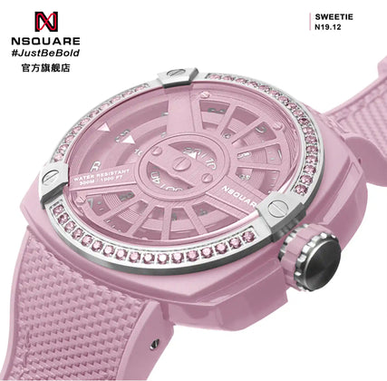 NSQUARE Sweetie Quartz Watch -51mm N19.12 Pink|NSQUARE 甜美系列 石英表-51毫米 N19.12 粉紅色