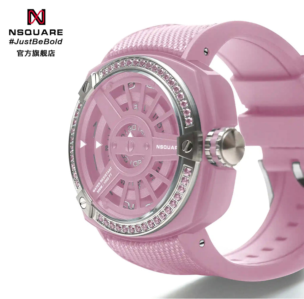 NSQUARE Sweetie Quartz Watch -51mm  N19.12 Pink|NSQUARE 甜美系列 石英錶-51毫米  N19.12 粉紅色