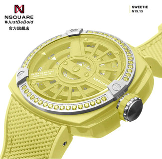 NSQUARE Sweetie Quartz Watch -51mm N19.13 Big Yellow|NSQUARE 甜美系列 石英錶-51毫米 N19.13 大黃