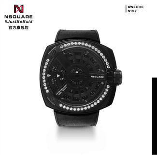 NSQUARE Sweetie Quartz Watch -51mm N19.7 Black|NSQUARE 甜美系列 石英錶-51毫米 N19.7 黑色