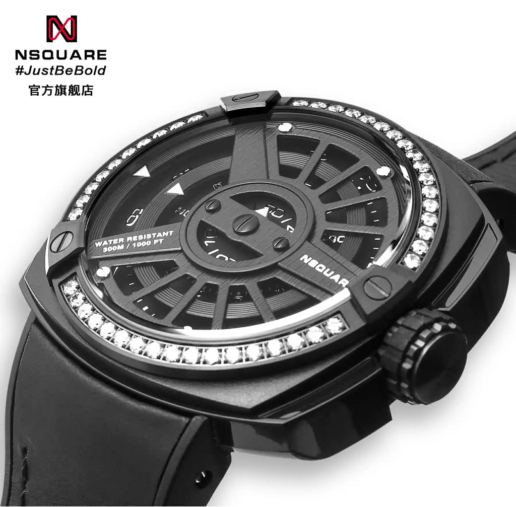 NSQUARE Sweetie Quartz Watch -51mm N19.7 Black|NSQUARE 甜美系列 石英錶-51毫米 N19.7 黑色