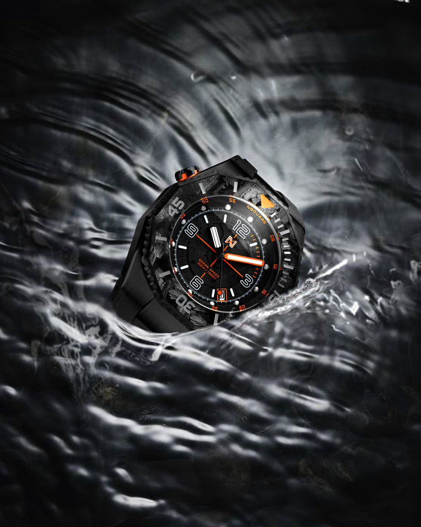 Ocean Speed NS-27.1 Black/Orange Swiss Automatic