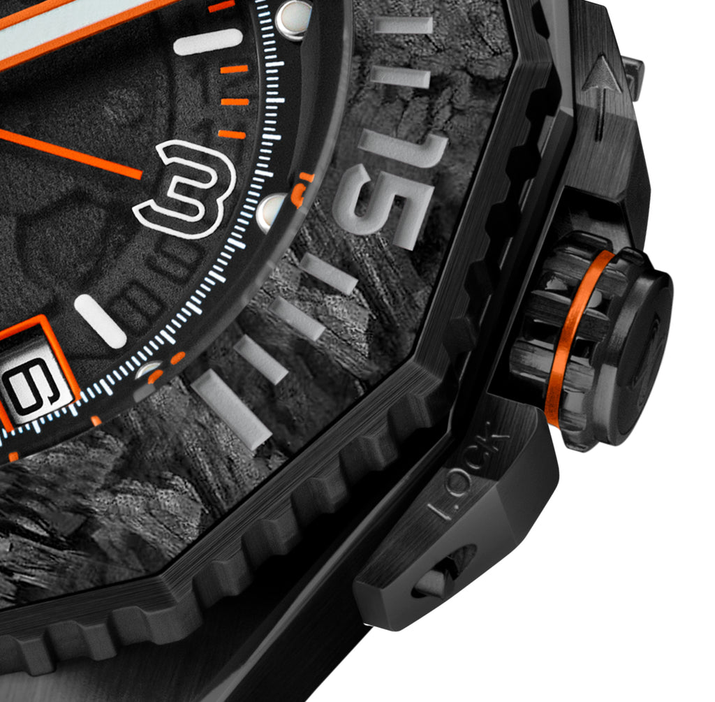 Ocean Speed NS-27.1 Black/Orange Swiss Automatic