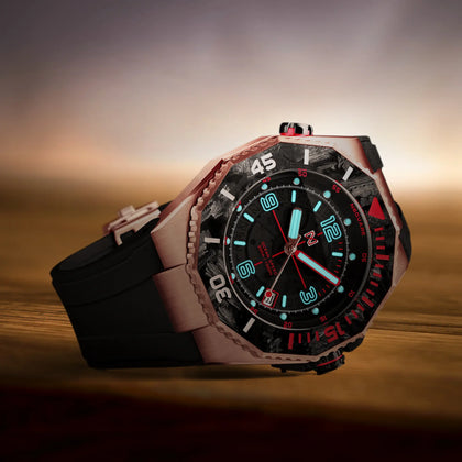 Ocean Speed NS-27.2 Rose Gold/Black Swiss Automatic