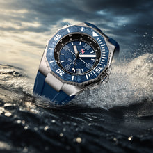 將圖片載入圖庫檢視器 海洋極速者 NS-27.3 藍色/鋼 Diver 瑞士自動腕錶