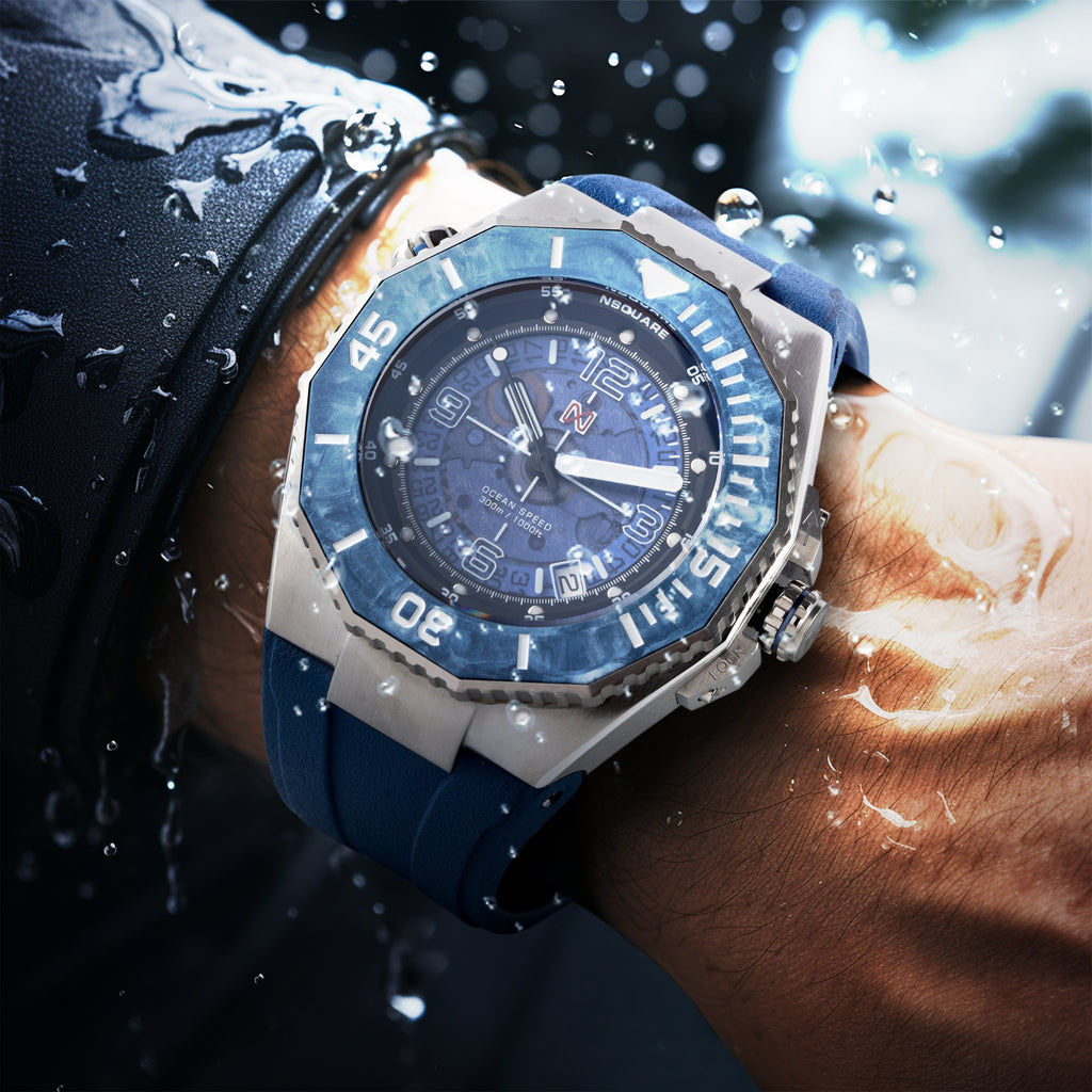 海洋極速者 NS-27.3 藍色/鋼 Diver 瑞士自動腕錶