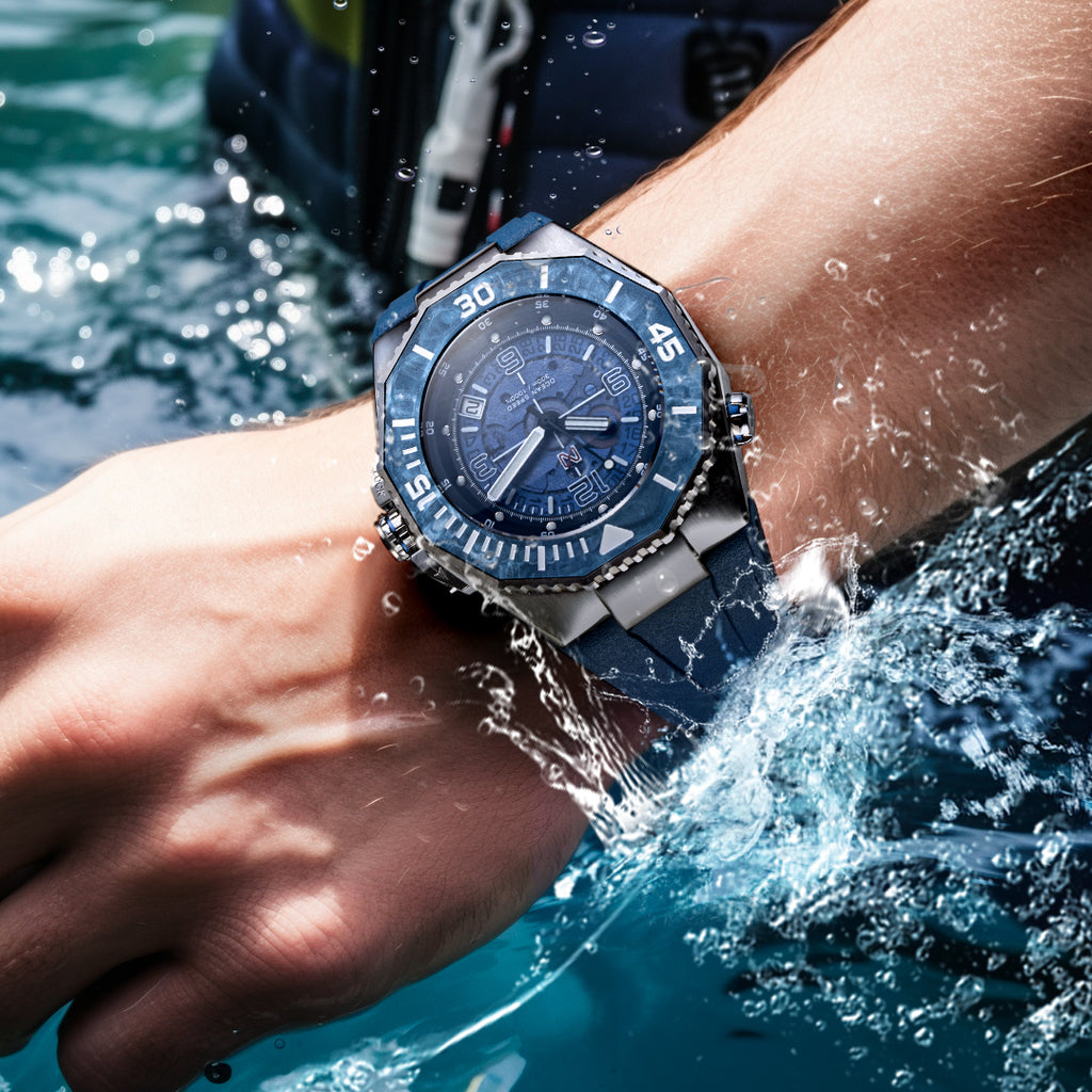 Ocean Speed NS-27.3 Blue/Steel Diver Swiss Automatic