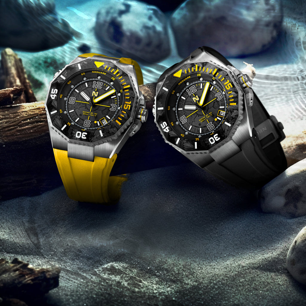 Ocean Speed NS-27.4 Yellow/Black Diver Swiss Automatic