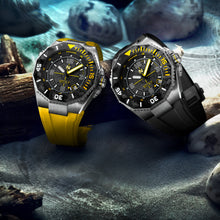 將圖片載入圖庫檢視器 海洋極速者 NS-27.4 黃/黑 Diver 瑞士自動腕錶