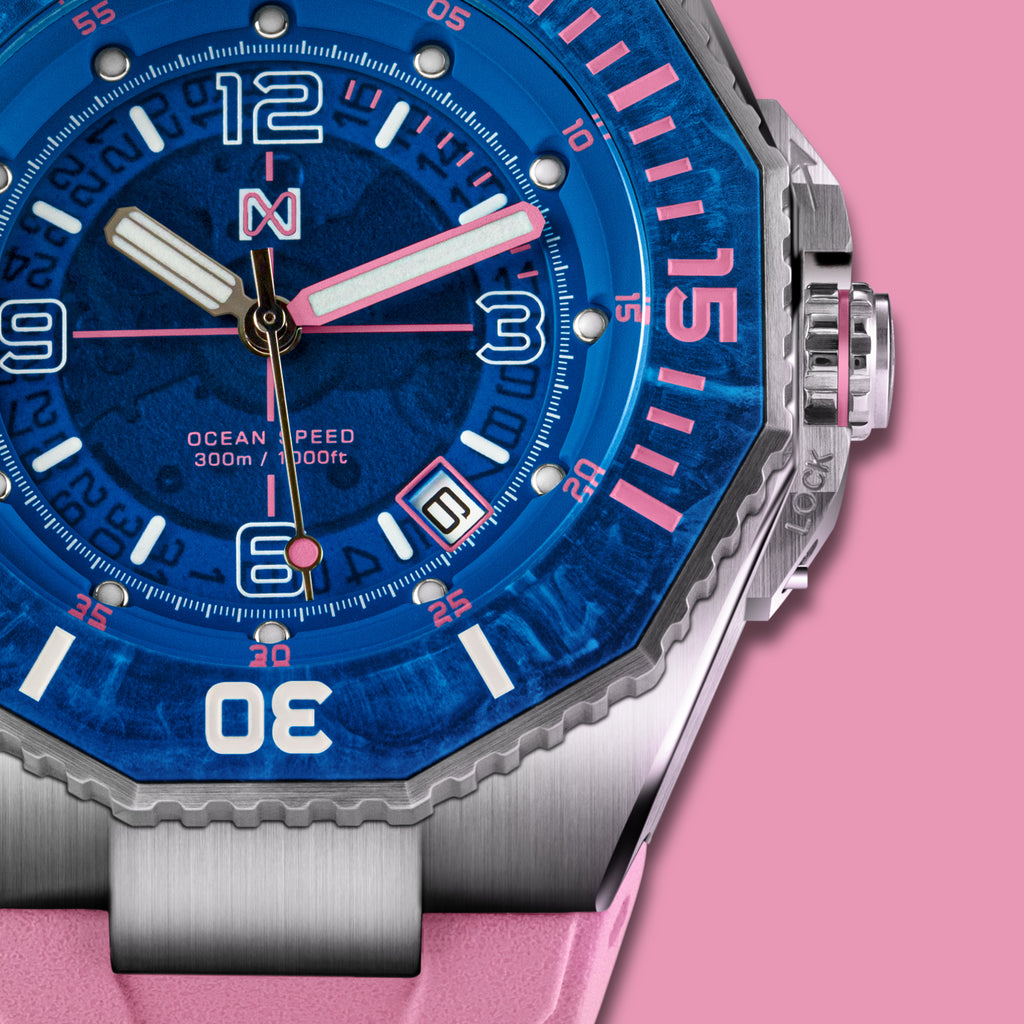 Ocean Speed NS-27.6 PINK Diver Swiss Automatic