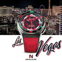 Load image into Gallery viewer, NSQUARE Casino Royale Automatic N40.3 RED/BLACK LIMITED EDITION|NSQUARE皇家賭場系列 自動錶N40.3 紅色/黑色限量版