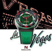 NSQUARE Casino Royale Automatic N40.1 GREEN/BLACK LIMITED EDITION|NSQUARE皇家賭場系列 自動表N40.1 綠色/黑色限量版