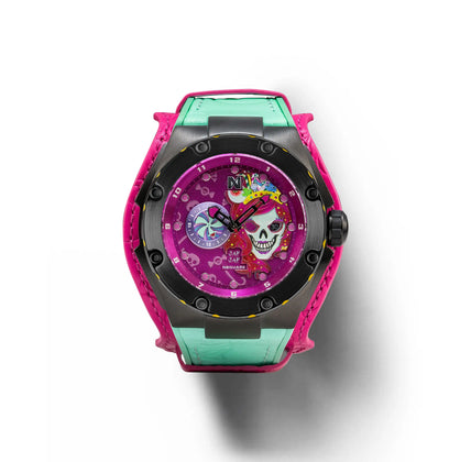 NSQUARE JAPJAP AUTOMATIC WATCH - 46MM N42.4 Super Violet purple|NSQUARE JAPJAP系列 自動錶-46毫米 N42.4 超豔紫色 限量版