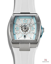Load image into Gallery viewer, Gale Chaser Automatic N47.3 White/ Ice Blue