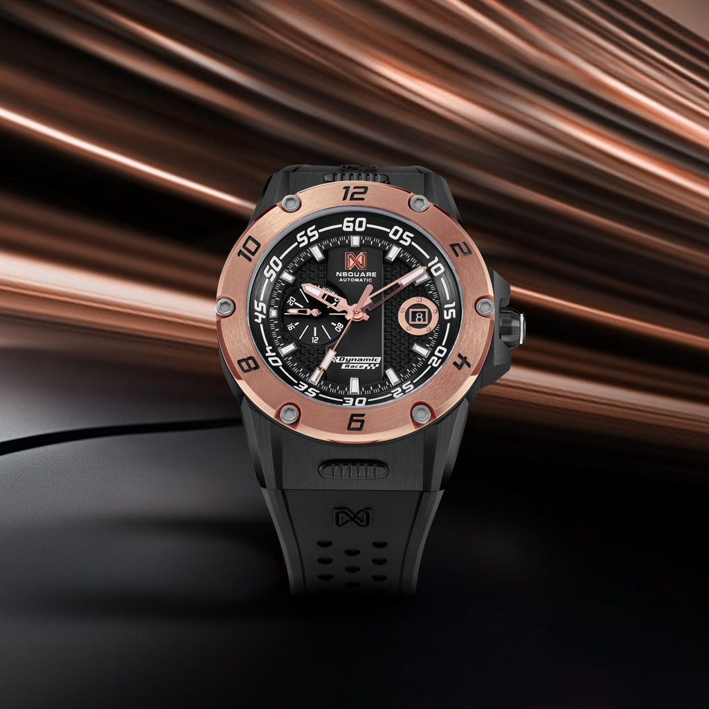 Dynamic Race 44mm N61.4 Black/Rose gold