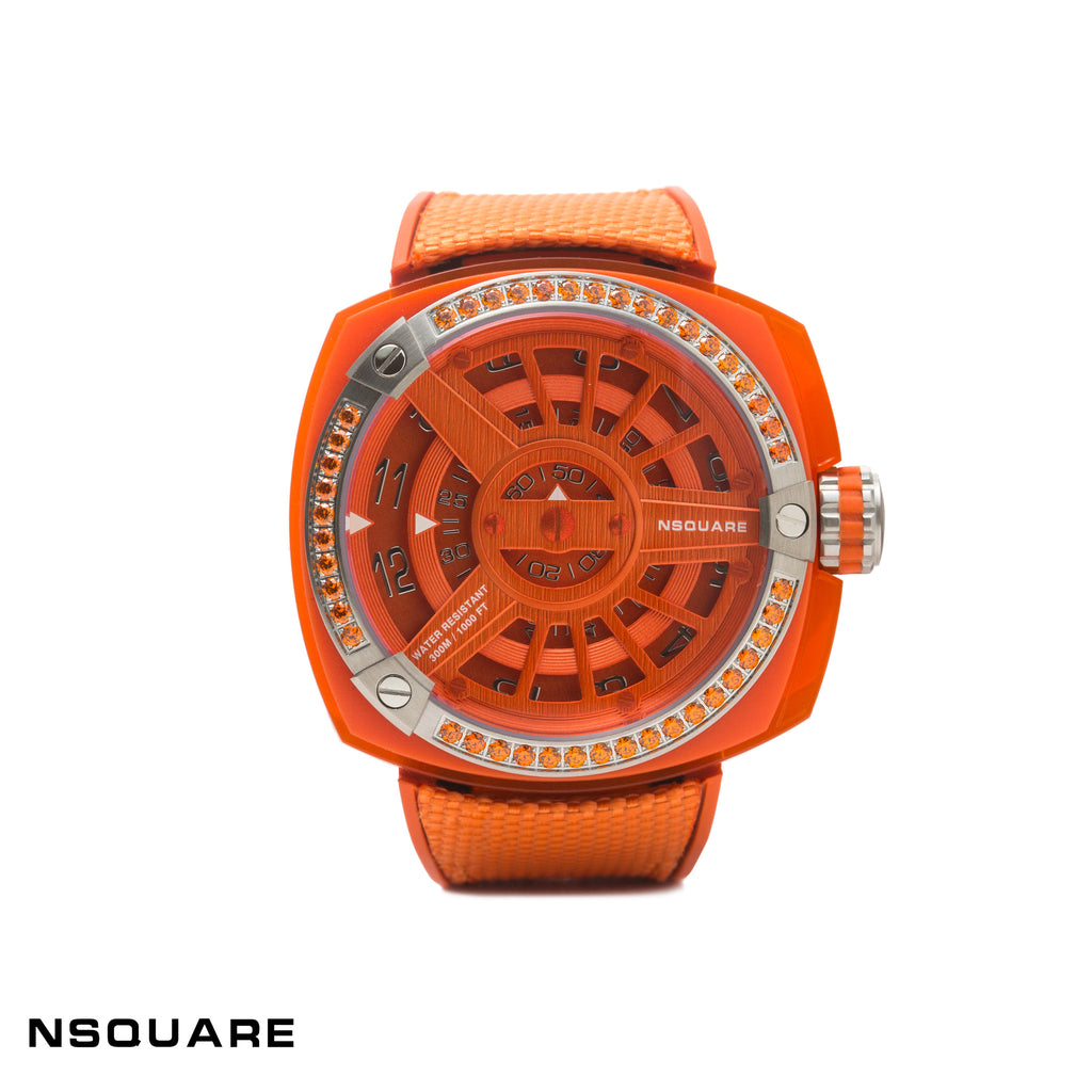 NSQUARE Sweetie Quartz Watch -51mm N19.3 Sharp Orange|NSQUARE 甜美系列 石英表-51毫米 N19.3 耀眼橙色