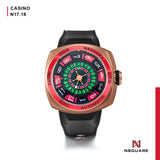 NSQUARE CASINO Automatic Watch 51mm-N17.16 Black/RG Limited Edition 88pcs|NSQUARE賭場系列自動表51毫米-N17.16黑色/玫瑰金色限量版88只