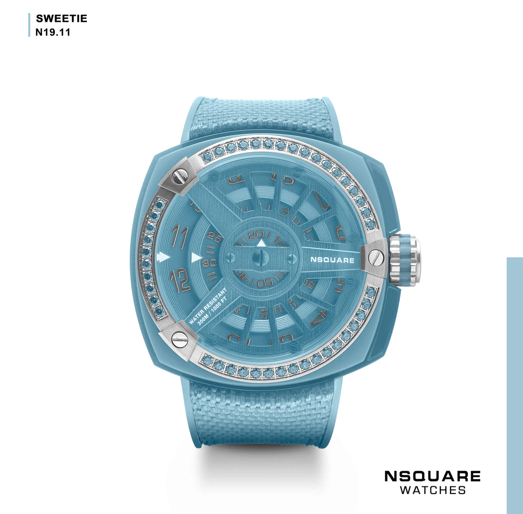 NSQUARE Sweetie Quartz Watch -51mm N19.11 Ocean Blue|NSQUARE 甜美系列 石英表-51毫米 N19.11 海洋藍