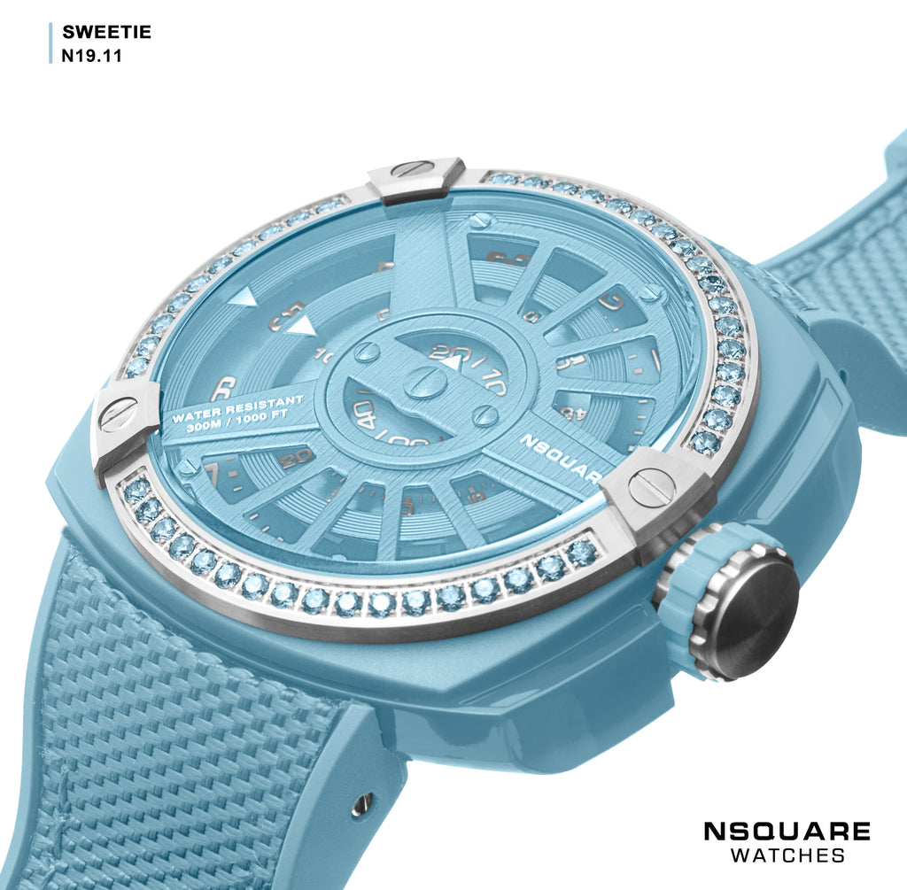 NSQUARE Sweetie Quartz Watch -51mm N19.11 Ocean Blue|NSQUARE 甜美系列 石英錶-51毫米 N19.11 海洋藍