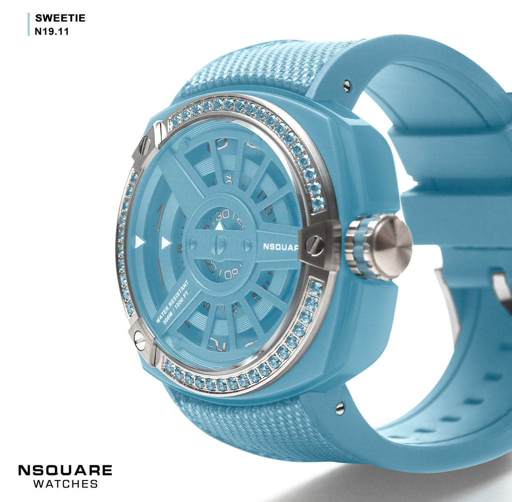 NSQUARE Sweetie Quartz Watch -51mm N19.11 Ocean Blue|NSQUARE 甜美系列 石英錶-51毫米 N19.11 海洋藍