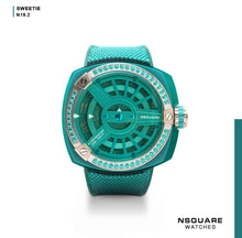 Load image into Gallery viewer, NSQUARE Sweetie Quartz Watch -51mm N19.2 Clear Jade|NSQUARE 甜美系列 石英錶-51毫米 N19.2 翡翠綠色