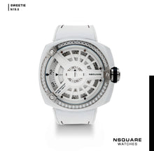 將圖片載入圖庫檢視器 NSQUARE Sweetie Quartz Watch -51mm N19.8 White|NSQUARE 甜美系列 石英表-51毫米 N19.8 白色