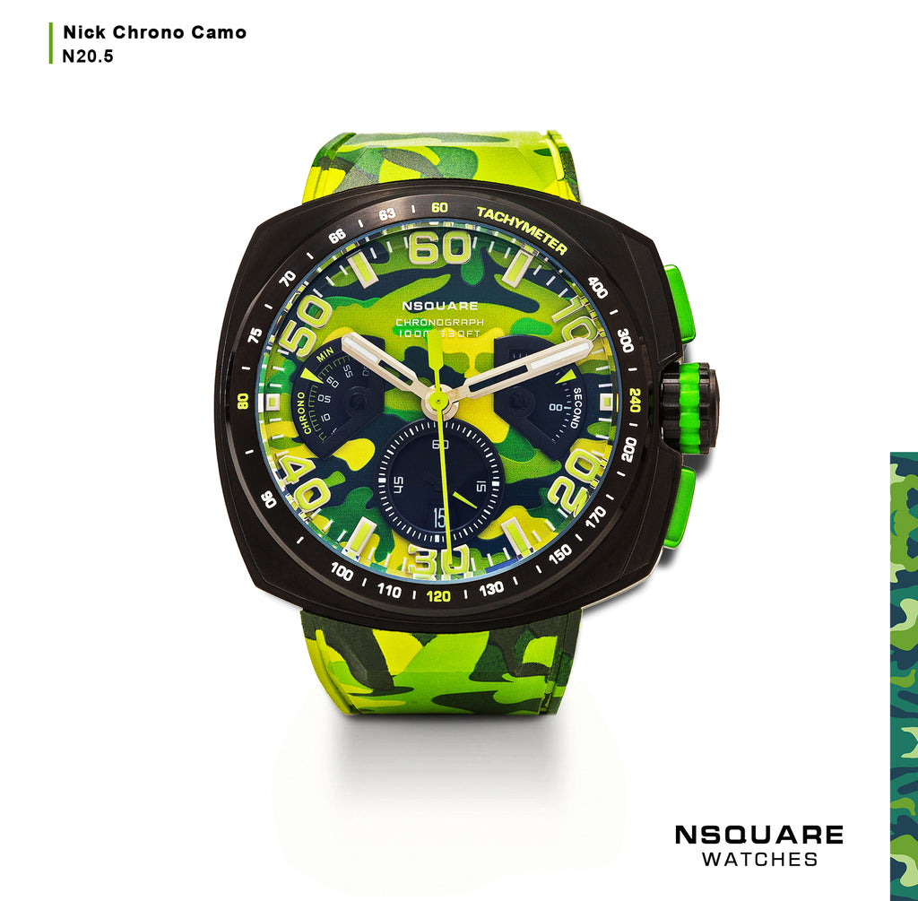 N20.5-綠色迷彩錶帶|N20.5-綠色迷彩錶帶