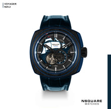 將圖片載入圖庫檢視器 NSQUARE VOYAGER Automatic Watch -51mm N25.2 Blue/Black|NSQUARE 旅行者 自動表-51米 N25.2 藍色/黑色