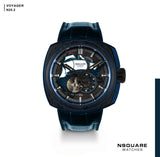 NSQUARE VOYAGER Automatic Watch -51mm N25.2 Blue/Black|NSQUARE 旅行者 自動表-51米 N25.2 藍色/黑色