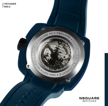 將圖片載入圖庫檢視器 NSQUARE VOYAGER Automatic Watch -51mm N25.2 Blue/Black|NSQUARE 旅行者 自動表-51米 N25.2 藍色/黑色