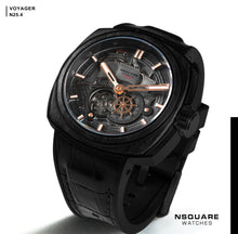 將圖片載入圖庫檢視器 NSQUARE VOYAGER Automatic Watch -51mm N25.4 Black/RG|NSQUARE 旅行者 自動表-51毫米 N25.4黑色/玫瑰金