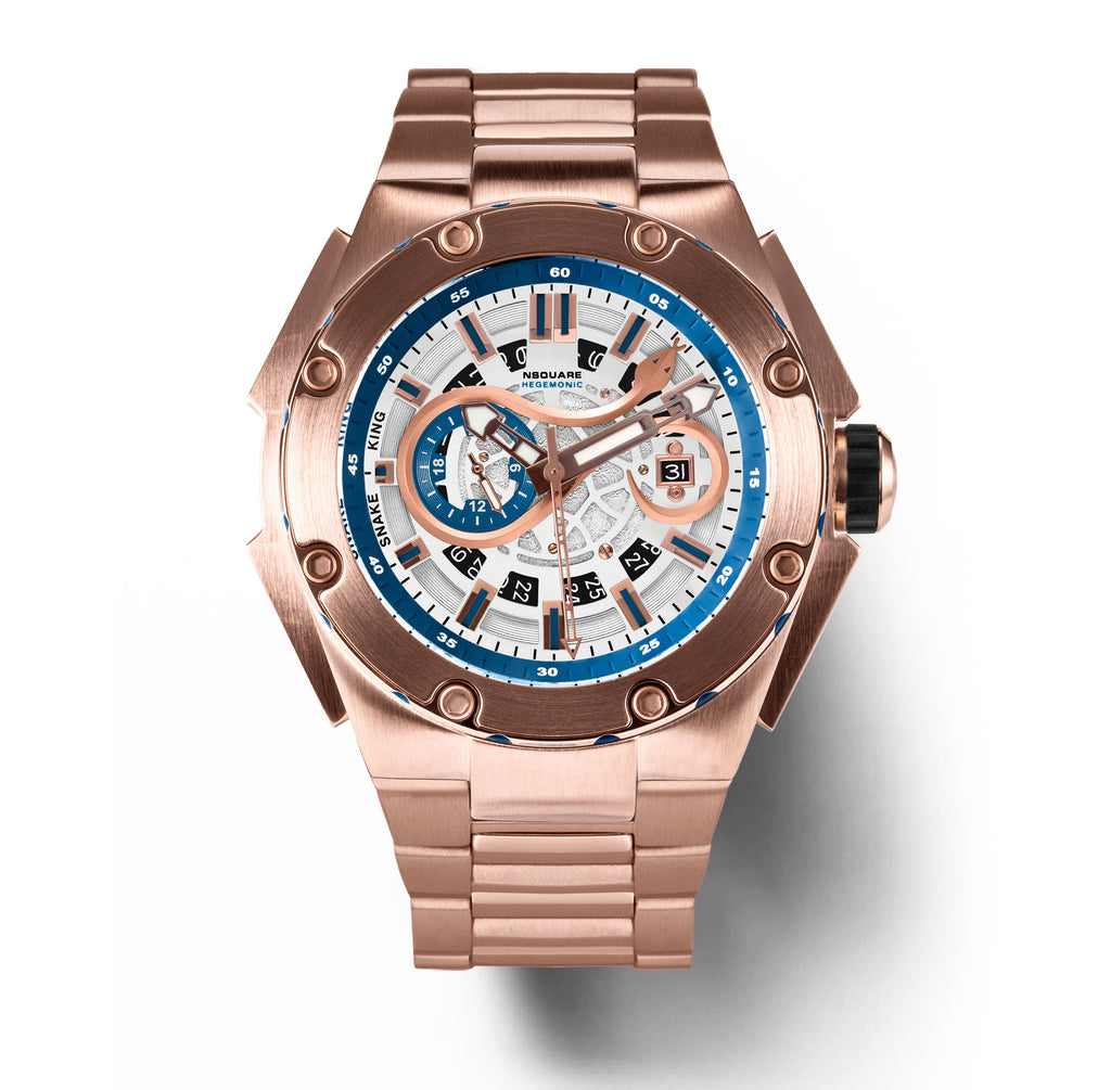NSQUARE SnakeKing Automatic Watch-46mm N10.10C Magic Blue|NSQUARE 蛇皇系列 自動錶-46毫米  N10.10C魔幻藍