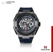 Load image into Gallery viewer, NSQUARE SnakeKing Automatic Watch-46mm N10.19 Gray Metal Blue|NSQUARE 蛇皇系列 自動錶-46毫米  N10.19 灰藍色