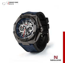 Load image into Gallery viewer, NSQUARE SnakeKing Automatic Watch-46mm N10.19 Gray Metal Blue|NSQUARE 蛇皇系列 自動錶-46毫米  N10.19 灰藍色
