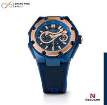 Load image into Gallery viewer, NSquare SnakeKing Automatic Watch 46mm N10.21 Imperial Blue|NSquare蛇皇系列 自動錶 46毫米 N10.21 帝王藍