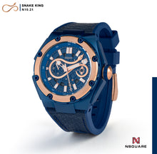 Load image into Gallery viewer, NSquare SnakeKing Automatic Watch 46mm N10.21 Imperial Blue|NSquare蛇皇系列 自動錶 46毫米 N10.21 帝王藍