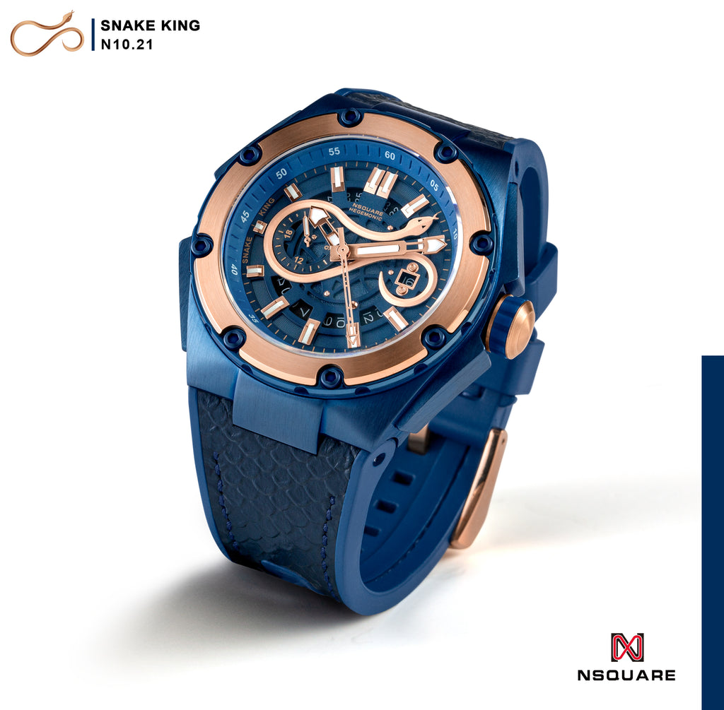 NSquare SnakeKing Automatic Watch 46mm N10.21 Imperial Blue|NSquare蛇皇系列 自動錶 46毫米 N10.21 帝王藍