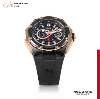 N10.8 - Black Rubber Strap|N10.8 - 黑色橡膠帶