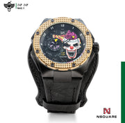 NSQUARE JAPJAP AUTOMATIC WATCH - 46MM N42.1 Violent Gold / Black / Black|NSQUARE JAPJAP系列 自動錶-46毫米 N42.1  狂暴金黑色 限量版