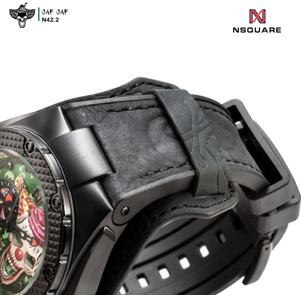 NSQUARE JAPJAP AUTOMATIC WATCH - 46MM N42.2 Violent green|NSQUARE JAPJAP系列 自動表-46毫米 N42.2 狂暴綠限量版