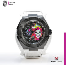 將圖片載入圖庫檢視器 NSQUARE JAPJAP自動上鍊腕錶 - 46MM N42.3 Blizzard White / Black|NSQUARE JAPJAP系列 自動表-46毫米 N42.3 暴雪白/黑色 限量版