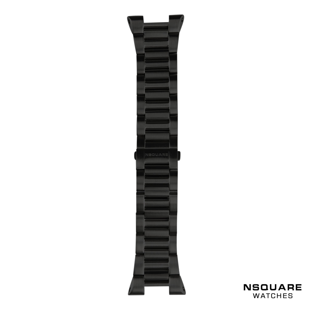 N 10-PVD 黑色手鍊 | N 10-PVD黑色鋼錶鍊帶