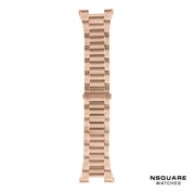 N 10-PVD GOLD BRACELET  | N 10-PVD玫瑰金色鋼錶鏈帶