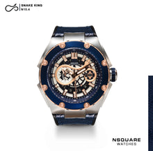 Load image into Gallery viewer, NSquare SnakeKing Automatic Watch 46mm N10.4 RG/Steel/Coastal Blue|NSquare蛇皇系列 自動錶-46毫米  N10.4 海岸藍色