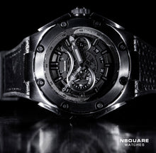 將圖片載入圖庫檢視器 NSQUARE SnakeKing Automatic Watch-46mm N10.5 Grey Metal/Black|NSQUARE蛇皇系列自動表-46毫米N10.5灰色/黑