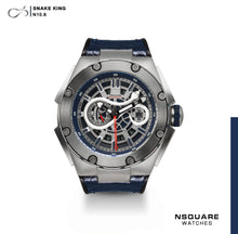 Load image into Gallery viewer, NSQUARE SnakeKing Automatic Watch-46mm N10.6 Blue Steel/Blue|NSQUARE 蛇皇系列 自動錶-46毫米  N10.6 鋼藍色