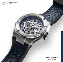 Load image into Gallery viewer, NSQUARE SnakeKing Automatic Watch-46mm N10.6 Blue Steel/Blue|NSQUARE 蛇皇系列 自動錶-46毫米  N10.6 鋼藍色