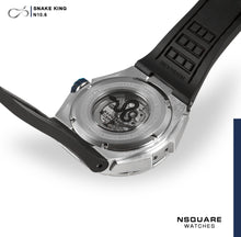 Load image into Gallery viewer, NSQUARE SnakeKing Automatic Watch-46mm N10.6 Blue Steel/Blue|NSQUARE 蛇皇系列 自動錶-46毫米  N10.6 鋼藍色