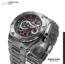 Load image into Gallery viewer, NSQUARE SnakeKing Automatic Watch-46mm N10.7 Cool Grey/SS Bracelet|蛇皇系列 自動錶-46毫米 N10.7 冷灰/不銹鋼錶鏈帶